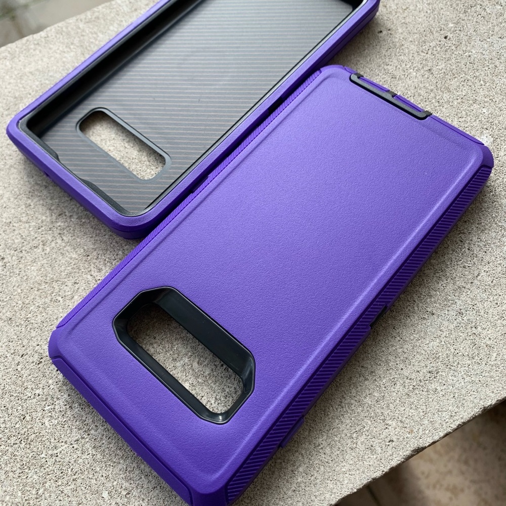 Galaxy s10 Plus military graded dual layers shock defender case